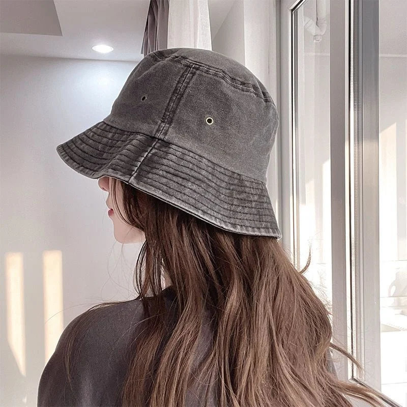Unisex Fashion Retro Old Fisherman Hats Summer Women's Trend Breathable Bucket Hat Men's Solid Color Washed Denim Fishing Cap
Unisex Fashion Retro Old Fisherman Hats Summer Women's Trend Breathable Bucket Hat Men's Solid Color Washed Denim Fishing Cap