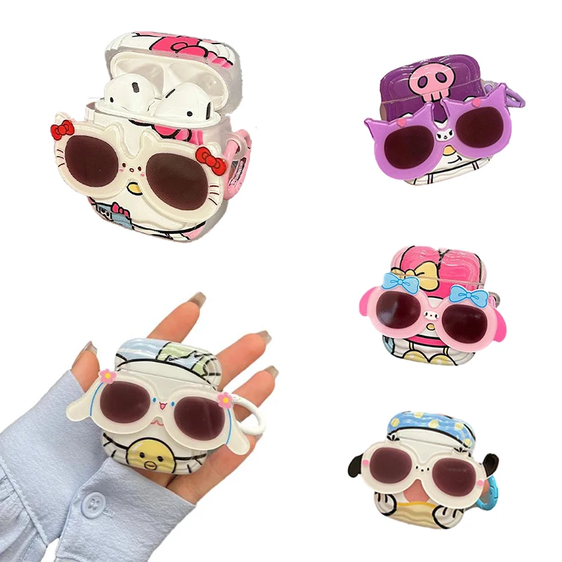 Kawaii Stereo Glasses Hello Kitty Bluetooth Wireless Earphone Set Airpods2 Anime Cute for Apple 1 2 Generation Earphone Shell
Kawaii Stereo Glasses Hello Kitty Bluetooth Wireless Earphone Set Airpods2 Anime Cute for Apple 1 2 Generation Earphone Shell