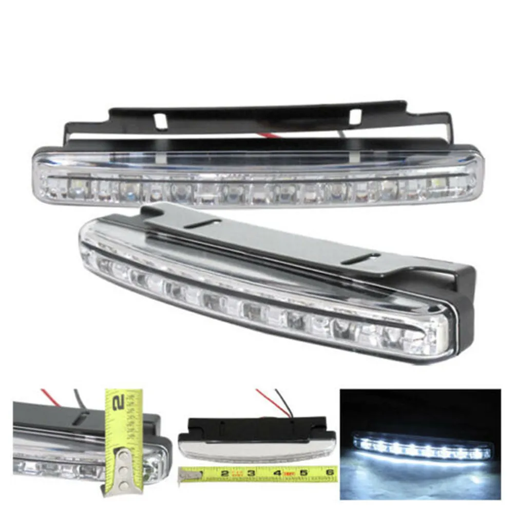 2 Sets 8 LED Car DRL Fog Light Lamp Daytime Running Light White Bright Lightness Driving Lamp Hot Sale Car Light Replacement
2 Sets 8 LED Car DRL Fog Light Lamp Daytime Running Light White Bright Lightness Driving Lamp Hot Sale Car Light Replacement
