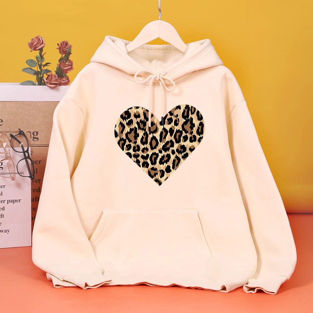 Leopard Love Printed Hoodie Female Fashion Kawaii Simplicity hoodies Autumn Daily Hooded Casual Comfortable Clothes For Woman
Leopard Love Printed Hoodie Female Fashion Kawaii Simplicity hoodies Autumn Daily Hooded Casual Comfortable Clothes For Woman