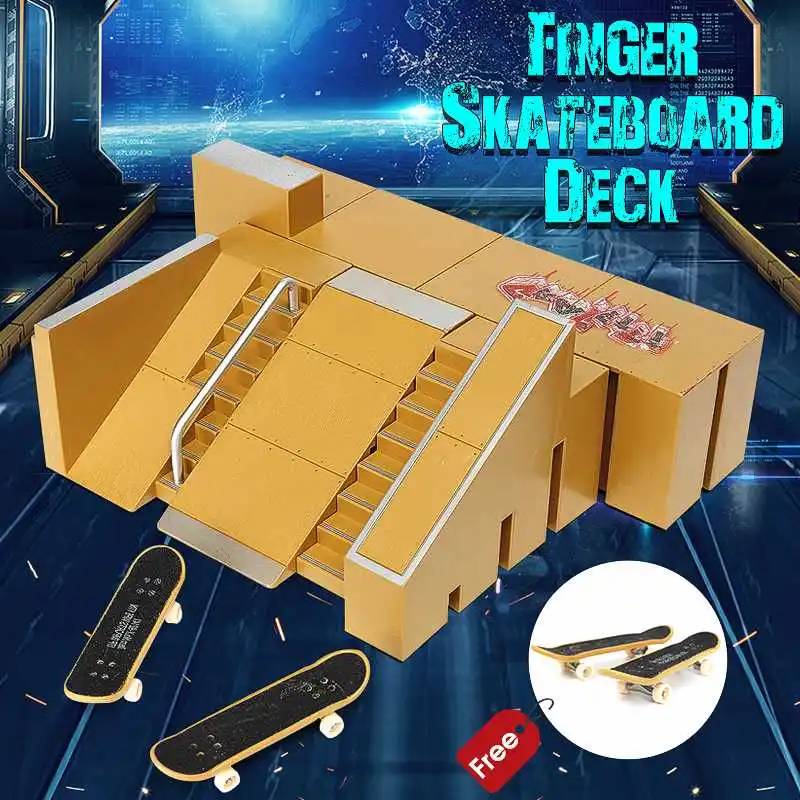 Finger Skateboards Skate Park Ramp Parts for Tech Practice Deck Children Gift Set Fingerboard Toys
Finger Skateboards Skate Park Ramp Parts for Tech Practice Deck Children Gift Set Fingerboard Toys