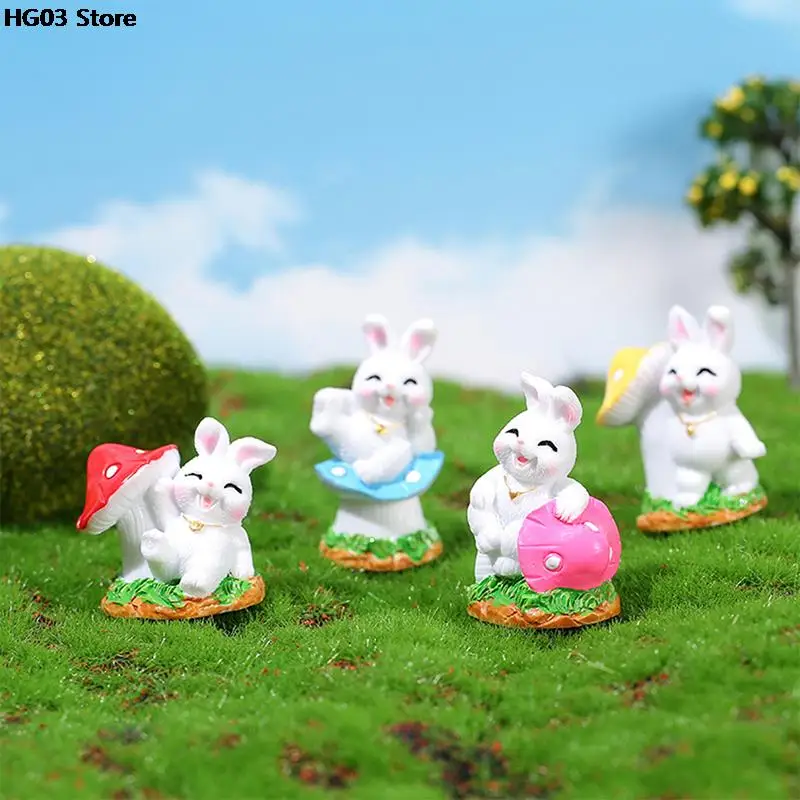 New Style Miniature Rabbit Mushroom Chinese New Year Of The Rabbit Micro Landscape Diy Home Decor Fairy Garden Ornament Craft
New Style Miniature Rabbit Mushroom Chinese New Year Of The Rabbit Micro Landscape Diy Home Decor Fairy Garden Ornament Craft