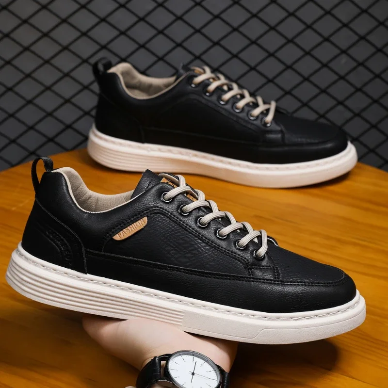 2023 Spring and autumn new breathable board shoes sports casual leather shoes men black texture students all match sports shoes
2023 Spring and autumn new breathable board shoes sports casual leather shoes men black texture students all match sports shoes