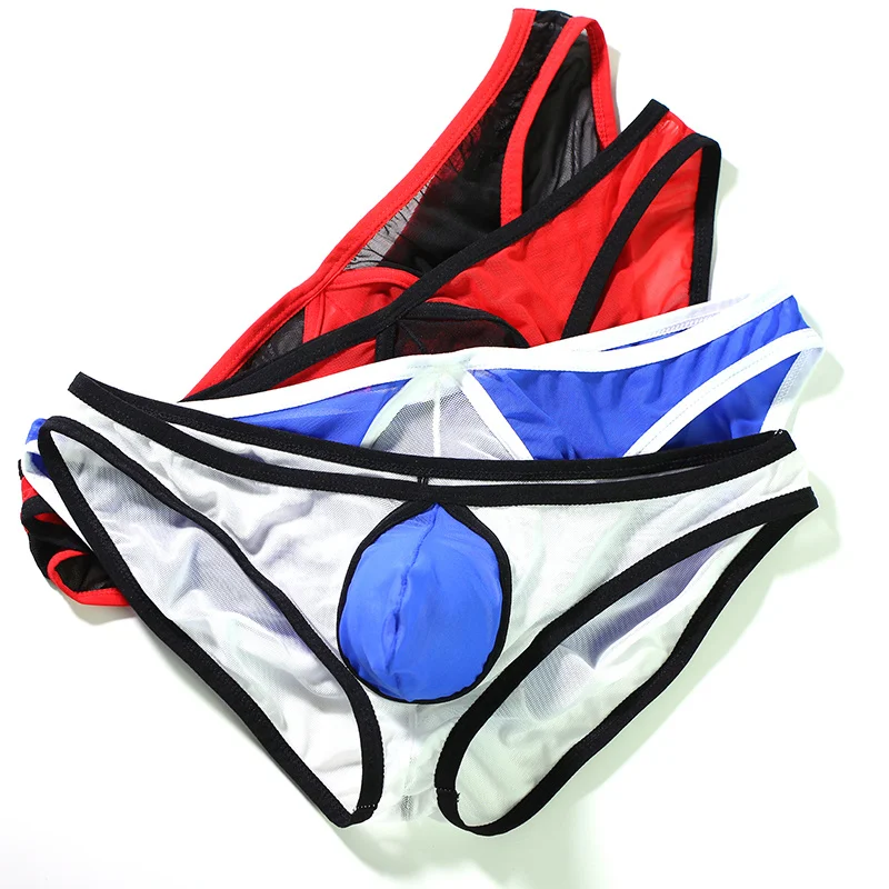 4PCS Men Briefs Underwear High Elastic Underpants Ultra-Thin Breathable Mesh Sexy Low Waist Bikini Briefs Sissy Panties
4PCS Men Briefs Underwear High Elastic Underpants Ultra-Thin Breathable Mesh Sexy Low Waist Bikini Briefs Sissy Panties