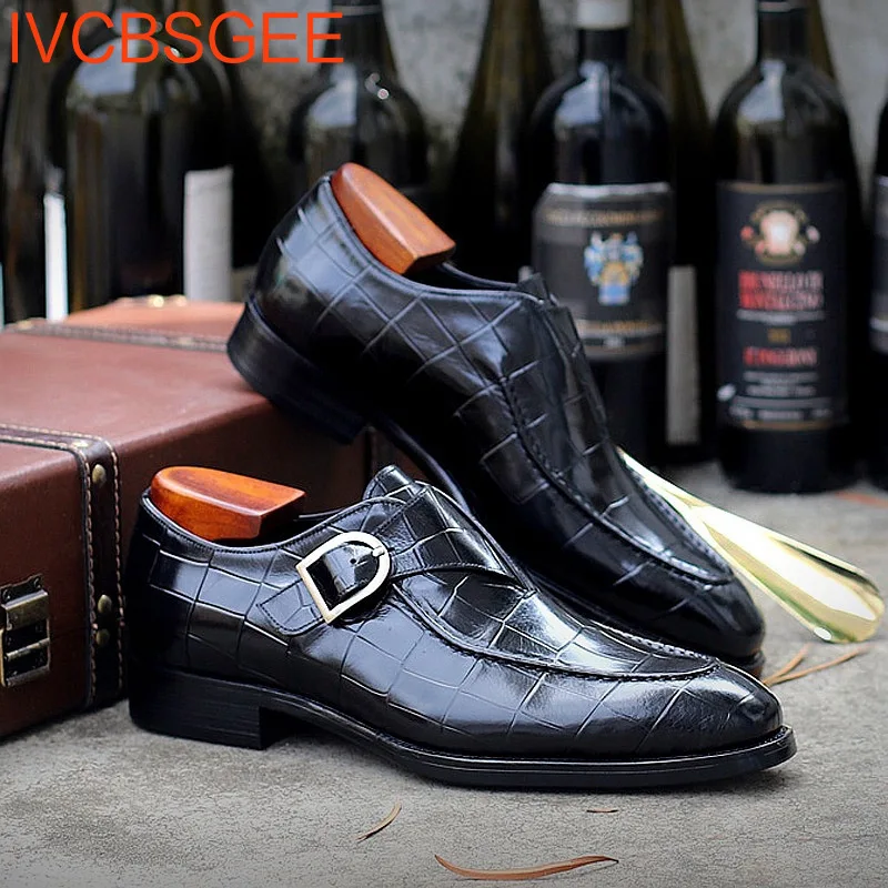 Mens Monk Strap Oxford Dress Shoes Men Genuine Cow Leather Wedding Business Suit Shoes Brown Wine Red Formal Italian Shoes 38-48
Mens Monk Strap Oxford Dress Shoes Men Genuine Cow Leather Wedding Business Suit Shoes Brown Wine Red Formal Italian Shoes 38-48