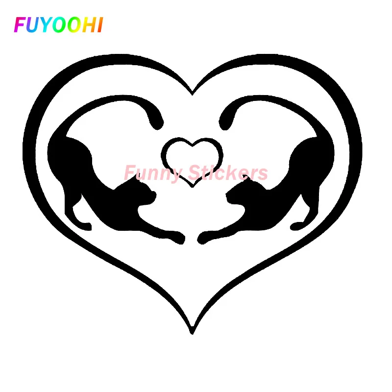 FUYOOHI Exterior/Protection Fashion Stickers Romantic Love Heart Cat Stickers Auto Truck Window Vinyl Decal Car Sticker Graphic
FUYOOHI Exterior/Protection Fashion Stickers Romantic Love Heart Cat Stickers Auto Truck Window Vinyl Decal Car Sticker Graphic