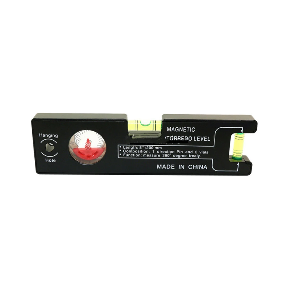 Accessories Angle Meter Level Horizontal Ruler Black Spirit Level 20x5.5x1.6cm Acrylic+ABS Plastic Measure Tool
Accessories Angle Meter Level Horizontal Ruler Black Spirit Level 20x5.5x1.6cm Acrylic+ABS Plastic Measure Tool