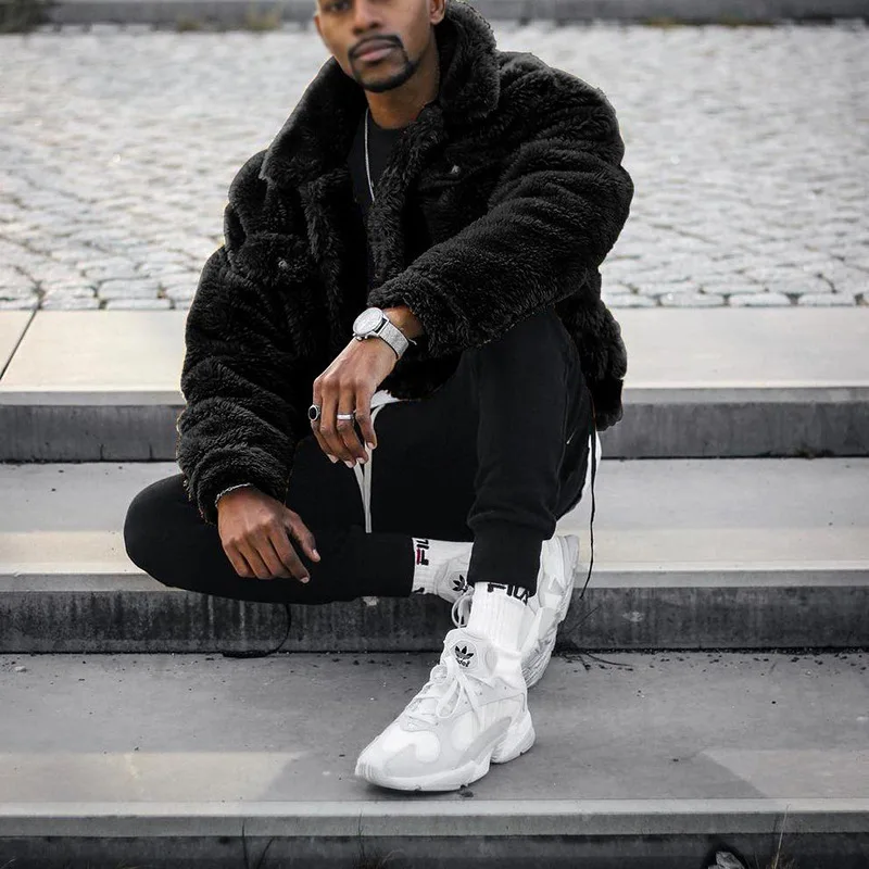 Куртка мужская шерстяная однотонная с длинным рукавом, простая теплая свободная уличная одежда для стрельбы, кардиган, верхняя одежда
Куртка мужская шерстяная однотонная с длинным рукавом, простая теплая свободная уличная одежда для стрельбы, кардиган, верхняя одежда