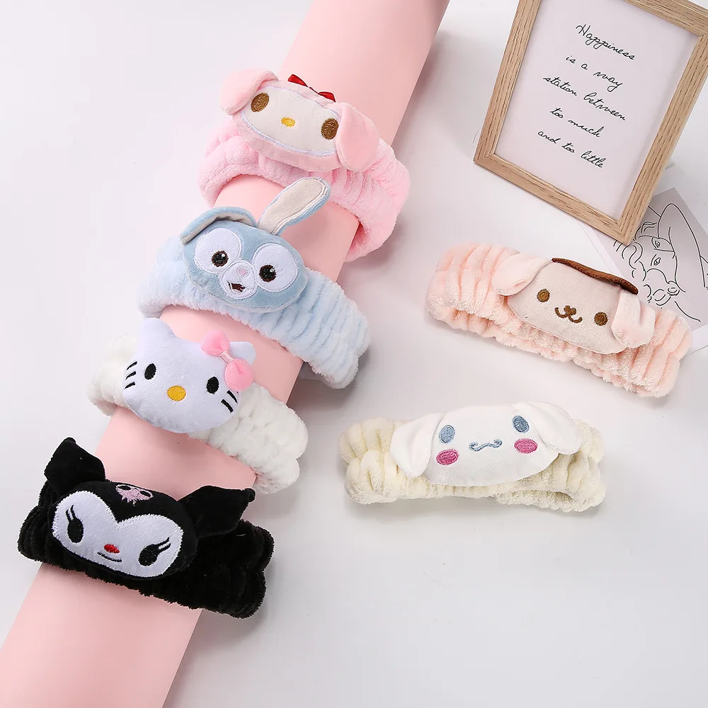 Милый Sanrios My Melody Cinnamoroll Kuromi HelloKittys Purin аниме мультяшный милый плюшевый макияж, умывание лица, повязка на голову
Милый Sanrios My Melody Cinnamoroll Kuromi HelloKittys Purin аниме мультяшный милый плюшевый макияж, умывание лица, повязка на голову