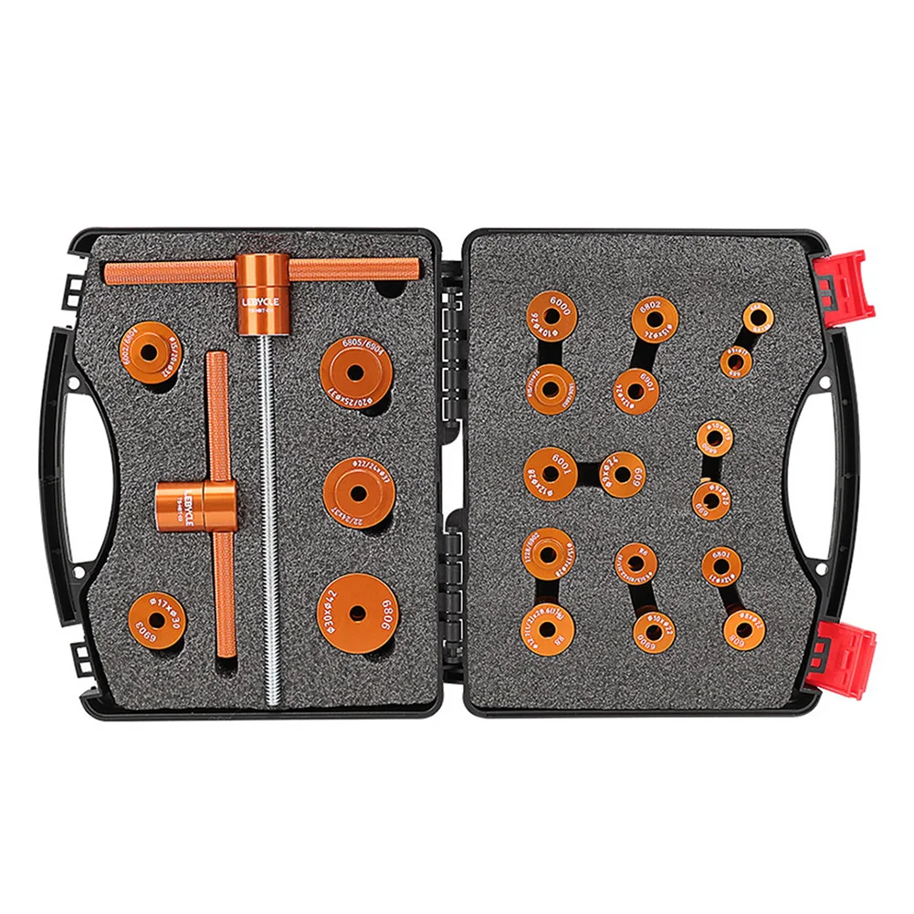 MTB Road Bike Bicycle Wheel Hub Body Bearing Extractor Installation Tool Set Press Tool Aluminum Alloy Bicycle Repair Accessory
MTB Road Bike Bicycle Wheel Hub Body Bearing Extractor Installation Tool Set Press Tool Aluminum Alloy Bicycle Repair Accessory