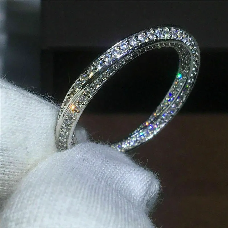 2022 New Design Classic Band Wedding Ring for Women Micro Paved Small Round CZ Stone Silver Color Simple Marriage Jewelry Ring
2022 New Design Classic Band Wedding Ring for Women Micro Paved Small Round CZ Stone Silver Color Simple Marriage Jewelry Ring