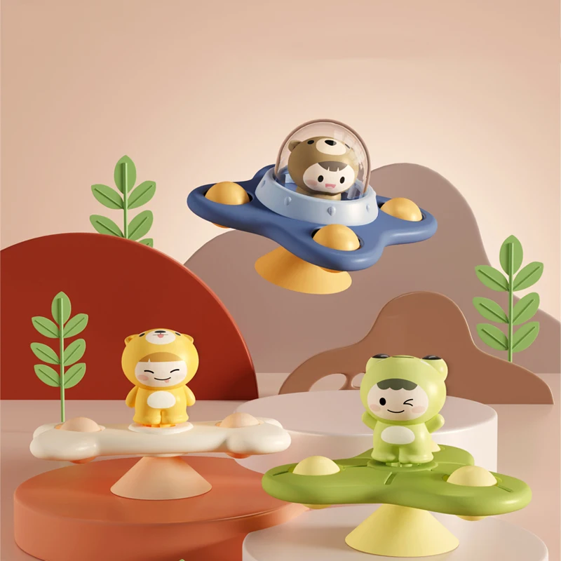 3pcs Cartoon Spin Top Bath Toys Bathing Sucker Spinner Suction Cup Toy Cute Dining Table Sucker Educational Toys for Toddlers
3pcs Cartoon Spin Top Bath Toys Bathing Sucker Spinner Suction Cup Toy Cute Dining Table Sucker Educational Toys for Toddlers