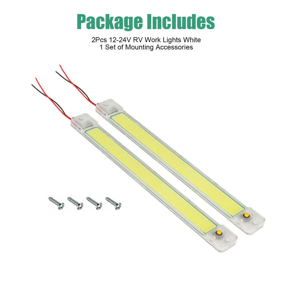Lights Bar LED Strip Lights Interior Lamp Motorhome RV UTE UTV 10W 12V 24V With Switch 2x Boat Camping Durable
Lights Bar LED Strip Lights Interior Lamp Motorhome RV UTE UTV 10W 12V 24V With Switch 2x Boat Camping Durable