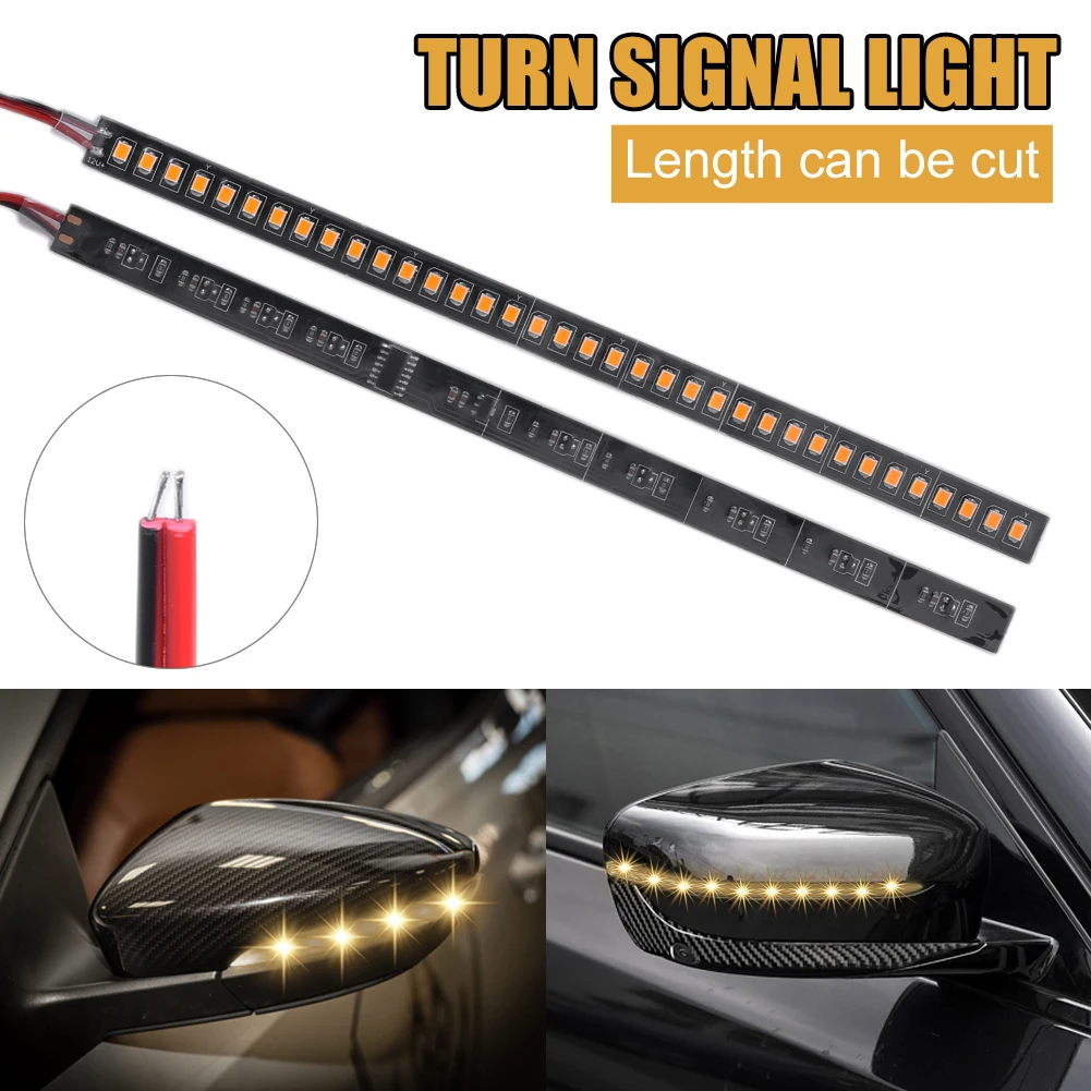 2PCS Car Rearview Mirror Indicator Lamp DRL Streamer Strip Flowing Turn Signal Lamp LED Car Light Source Turn Signals For Cars
2PCS Car Rearview Mirror Indicator Lamp DRL Streamer Strip Flowing Turn Signal Lamp LED Car Light Source Turn Signals For Cars