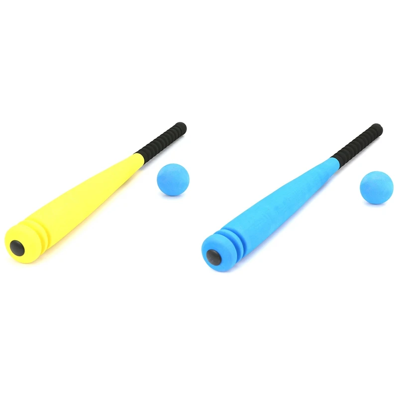 2 Set Foam Baseball Bat With Baseball Toy Set For Children Age 3 To 5 Years Old,Yellow & Blue
2 Set Foam Baseball Bat With Baseball Toy Set For Children Age 3 To 5 Years Old,Yellow & Blue