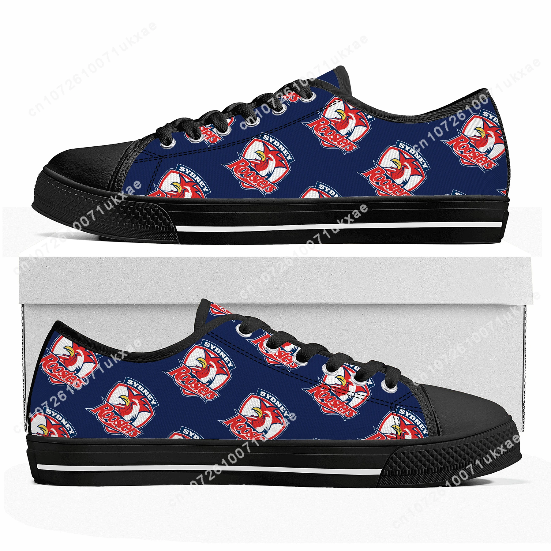 Sydney Roosters Australian Rugby Low Top Sneakers Mens Womens Teenager Canvas High Quality Sneaker Casual Custom Made DIY Shoe
Sydney Roosters Australian Rugby Low Top Sneakers Mens Womens Teenager Canvas High Quality Sneaker Casual Custom Made DIY Shoe