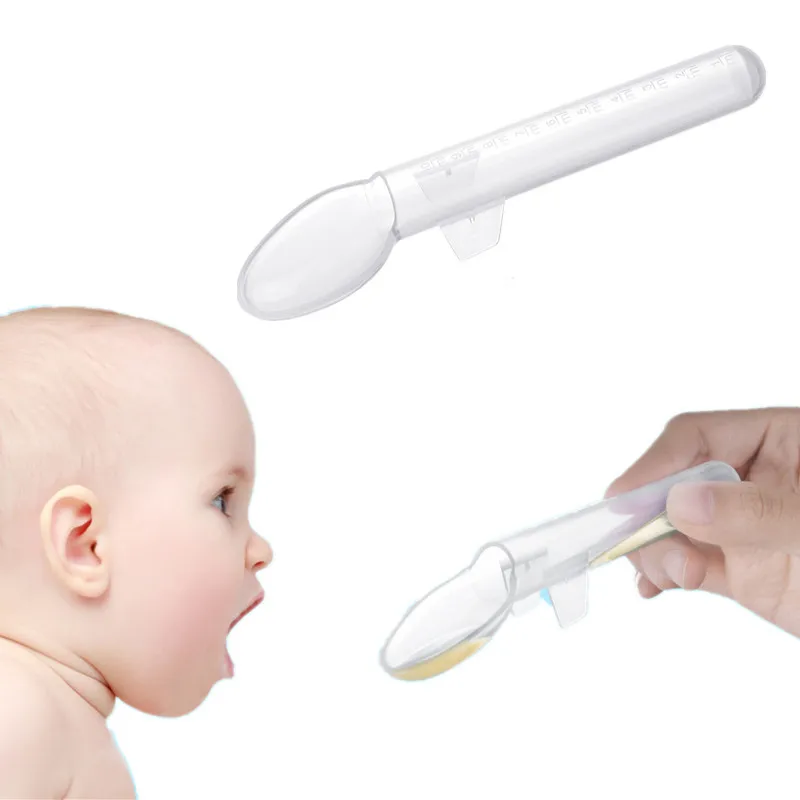 Портативный дозатор лекарств в форме ложки для детей, детская прозрачная ложка для кормления молока со шкалой
Портативный дозатор лекарств в форме ложки для детей, детская прозрачная ложка для кормления молока со шкалой