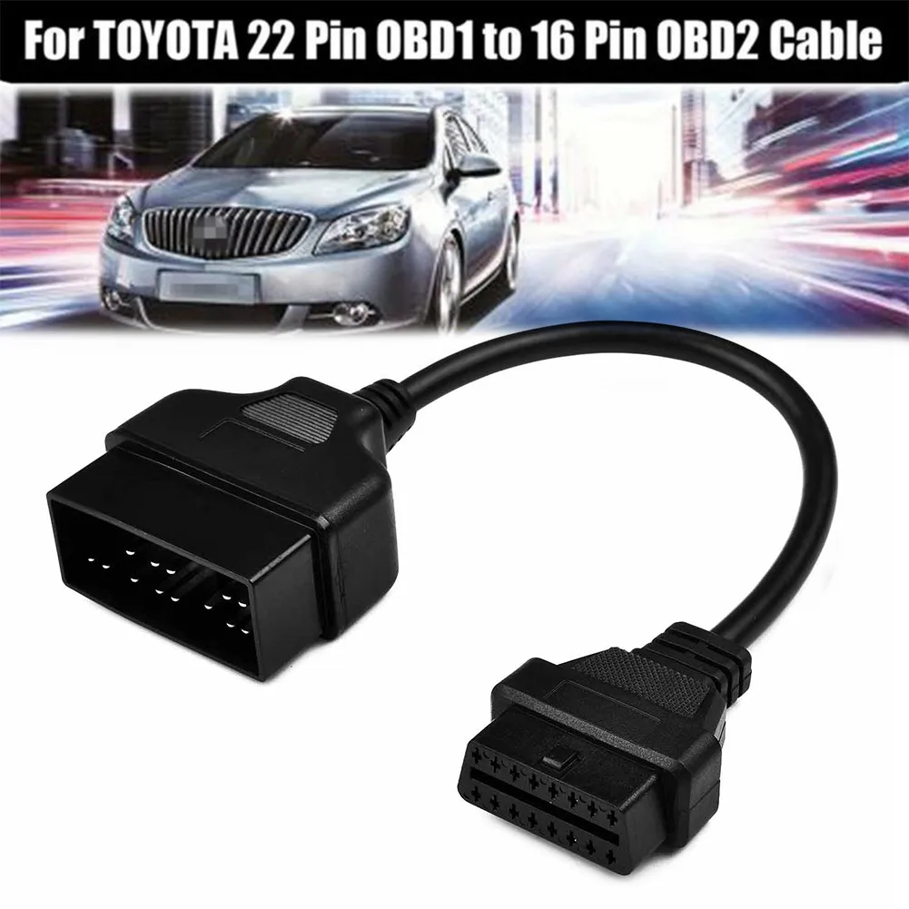 22 Pin OBD1 To 16 Pin OBD2 Converter Adapter Cable For TOYOTA Diagnostic Scanner Adapter Diagnostic Cable
22 Pin OBD1 To 16 Pin OBD2 Converter Adapter Cable For TOYOTA Diagnostic Scanner Adapter Diagnostic Cable