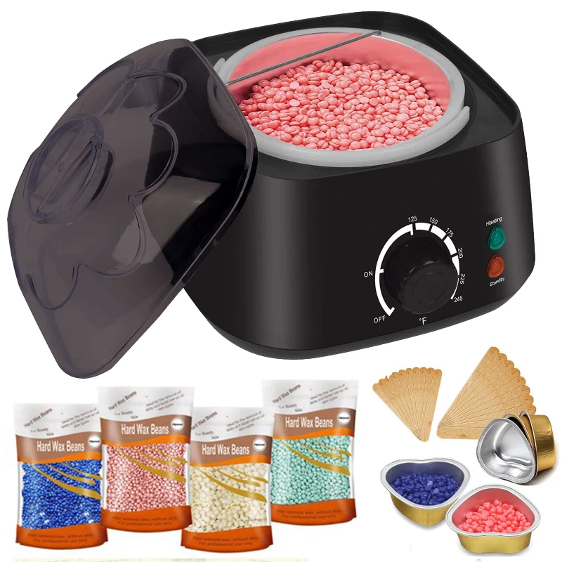 Wax Kit for Hair Removal, Home Waxing Kit for Women, Wax Warmer Machine Portable Wax Heater W/ 4 Pack Hard Wax Beans, 20 Wax Sti
Wax Kit for Hair Removal, Home Waxing Kit for Women, Wax Warmer Machine Portable Wax Heater W/ 4 Pack Hard Wax Beans, 20 Wax Sti