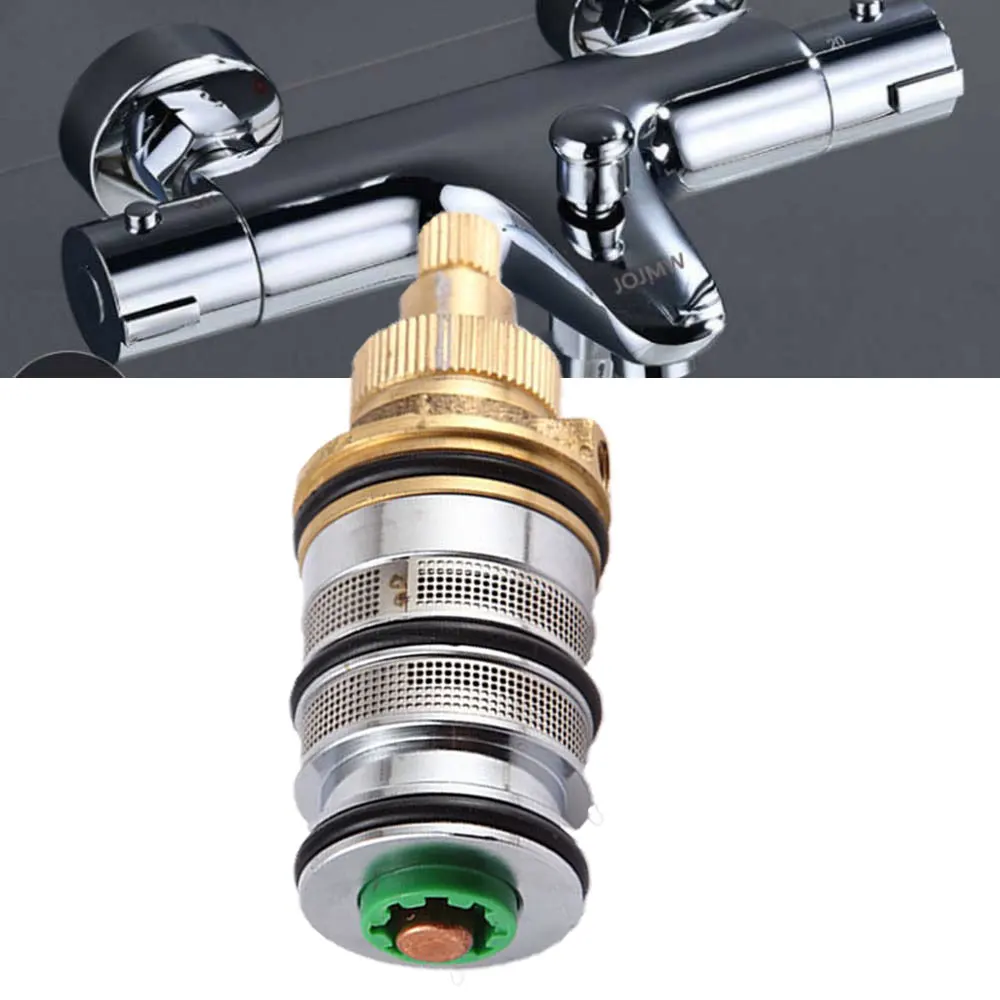 Brass Replacement Thermostatic Cartridge Shower Mixer Valve Bar Repair Kit Electroplating Thermostatic Mixers Thermostat
Brass Replacement Thermostatic Cartridge Shower Mixer Valve Bar Repair Kit Electroplating Thermostatic Mixers Thermostat