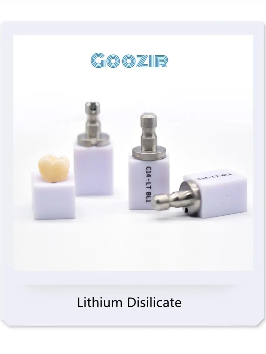 

Goozir disilicate Emax C14 Lithium Disilicate HT tranclucency 5pieces a box dental materials