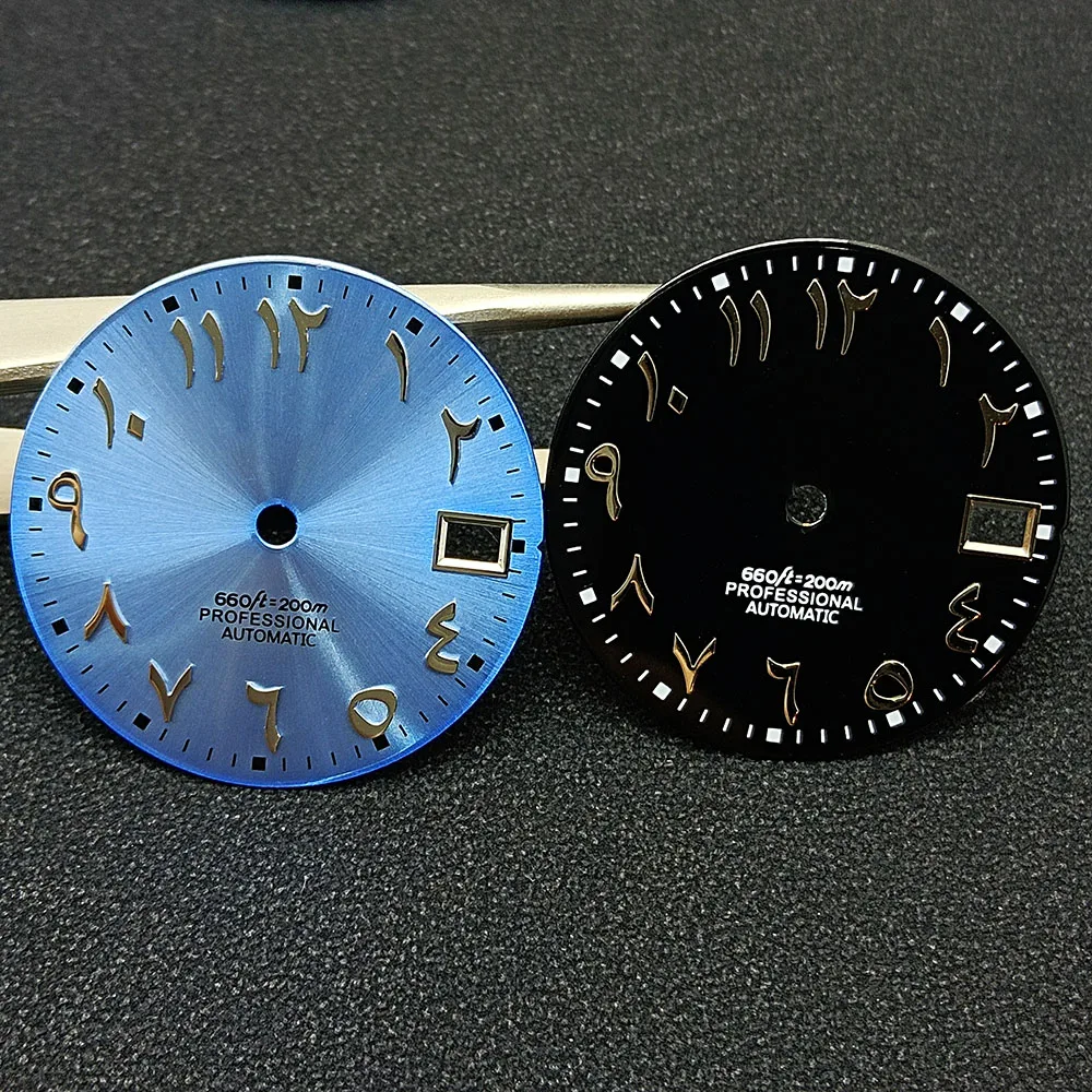 28.5mm dials nh35 dials Arabic silver text dials High quality dials Watch Accessories S Dials No luminous brushed enamel dials
28.5mm dials nh35 dials Arabic silver text dials High quality dials Watch Accessories S Dials No luminous brushed enamel dials