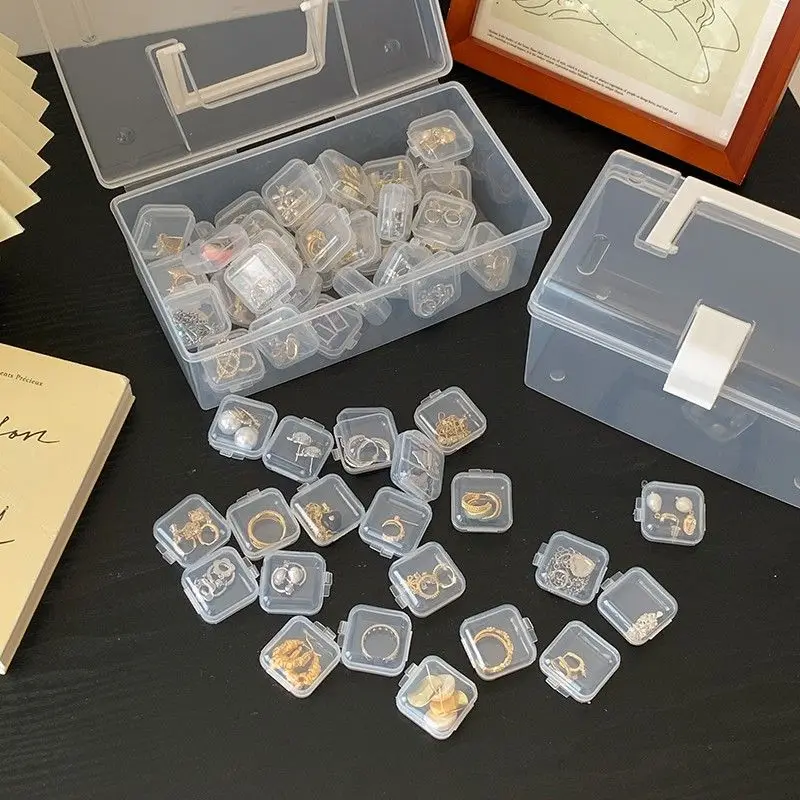 Portable Small Portable Plastic Storage Box with Adjustable Compartments for Jewelry, Pills and Small Items storage
Portable Small Portable Plastic Storage Box with Adjustable Compartments for Jewelry, Pills and Small Items storage