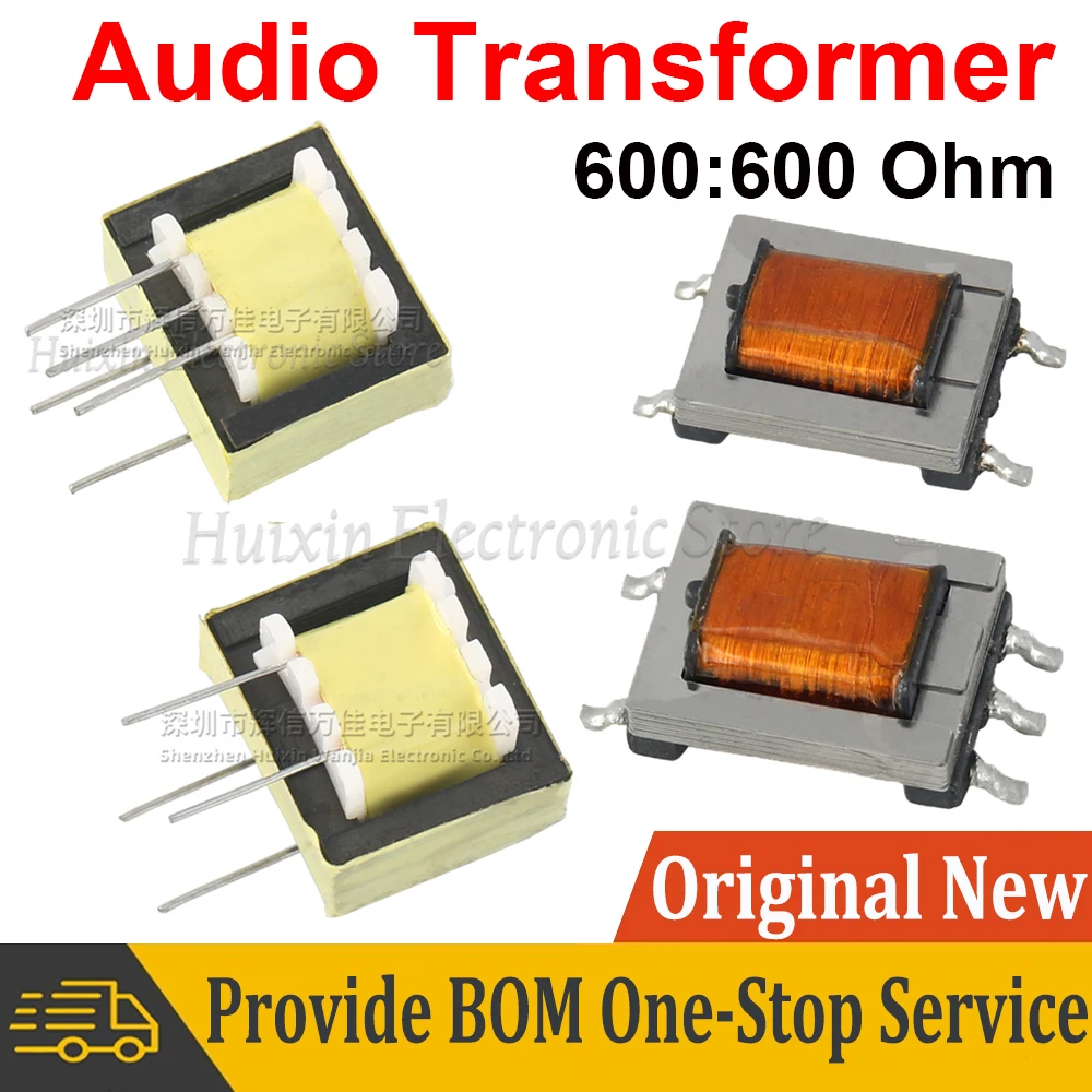 5Pcs Audio Transformer 600 : 600 Ohm 1:1 Isolation Signal Digital Nickel Alloy Permalloy High Efficiency Isolation EI14 ED8
5Pcs Audio Transformer 600 : 600 Ohm 1:1 Isolation Signal Digital Nickel Alloy Permalloy High Efficiency Isolation EI14 ED8