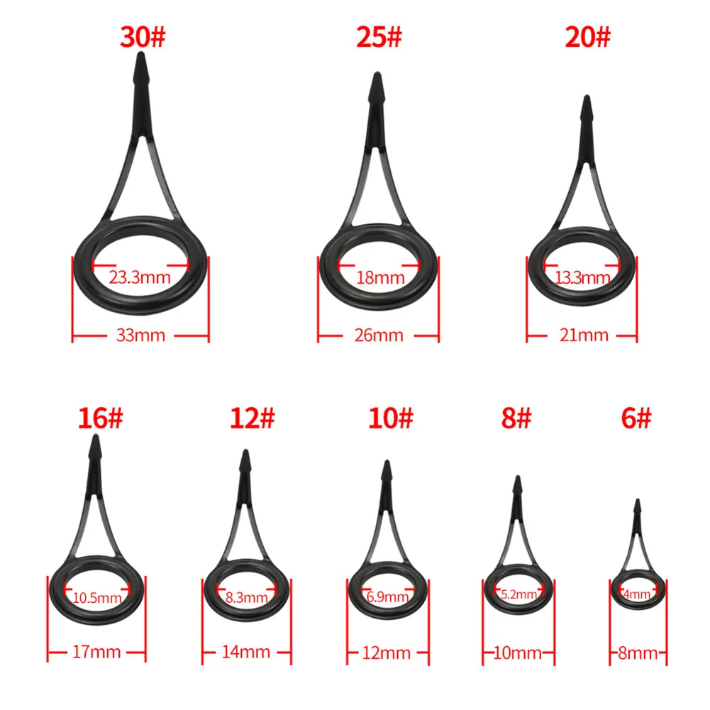 Fishing Accessories Pole Repair Kit Fishing Rod Guide 75Pcs/Box Fishing Tackle Guide Eyes Rings Tip Guides DIY Eye Ring
Fishing Accessories Pole Repair Kit Fishing Rod Guide 75Pcs/Box Fishing Tackle Guide Eyes Rings Tip Guides DIY Eye Ring
