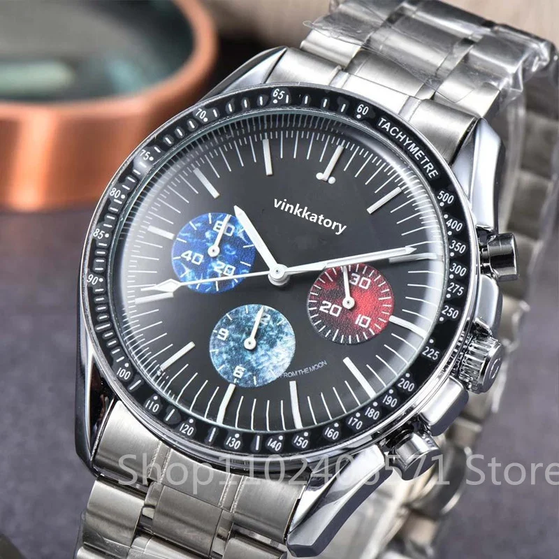 Мужские часы оригинального бренда Speedmaster, профессиональные кварцевые часы с ремешком из нержавеющей стали, часы с изображением планеты и Лу...
Мужские часы оригинального бренда Speedmaster, профессиональные кварцевые часы с ремешком из нержавеющей стали, часы с изображением планеты и Лу...