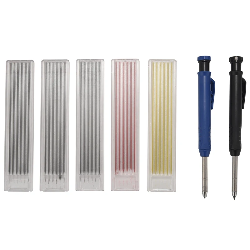 2 шт. строительные карандаши и 30 шт. сменных стержней, твердые искусственные строительные инструменты для маркеров, чернильный
2 шт. строительные карандаши и 30 шт. сменных стержней, твердые искусственные строительные инструменты для маркеров, чернильный