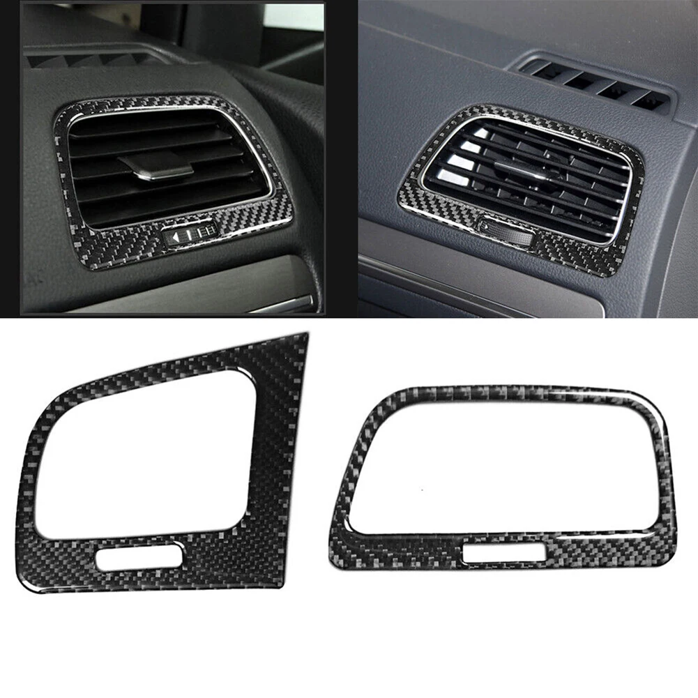 2pcs Outlet Decoration Carbon Fiber Dashboard Side Vent Sticker Trim For Golf 7 2014-19 Car Interior Frame Sticker Accessories
2pcs Outlet Decoration Carbon Fiber Dashboard Side Vent Sticker Trim For Golf 7 2014-19 Car Interior Frame Sticker Accessories