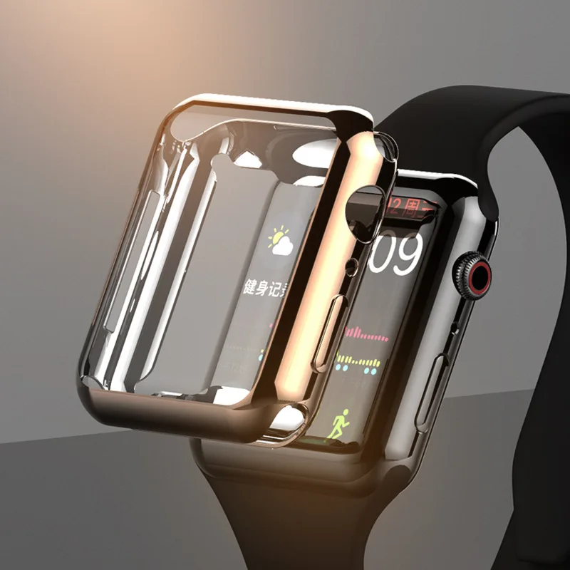 Чехол для Apple Watch band 44 мм 40 мм 45 мм 41 мм 42 мм 38 мм, защитная пленка для экрана iwatch, силиконовый бампер для Apple watch 7 6 se 5 4 3
Чехол для Apple Watch band 44 мм 40 мм 45 мм 41 мм 42 мм 38 мм, защитная пленка для экрана iwatch, силиконовый бампер для Apple watch 7 6 se 5 4 3
