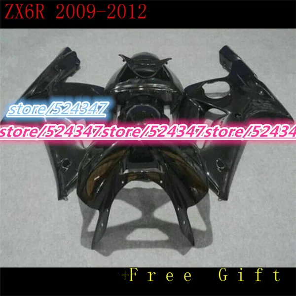 

100% of cheap selling motorcycles from repsol ZX - 6 r 2009-2012 For kawasaki ninja ZX6R orange fairing body black part three