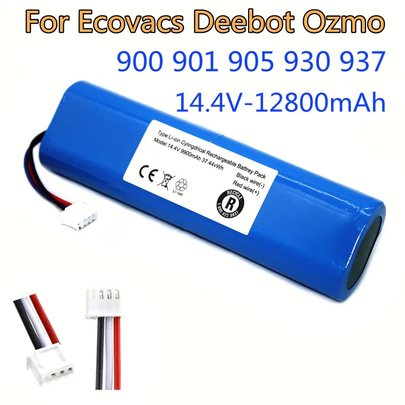 

Jedila 100%.Original.Batería.Para.Robot.aspirador Ecovacs.Deebot.Ozmo.14,4V.9900mAh.900,901,905,930,937.novedad...