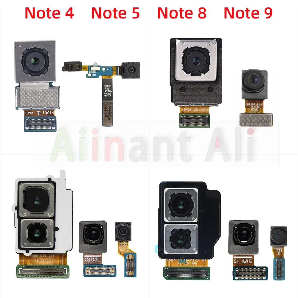 

Original Front Camera & Iris Scanning For Samsung Galaxy Note 4 5 8 9 N910F N920F N950F N960F Main Rear Back Camera Flex Cable