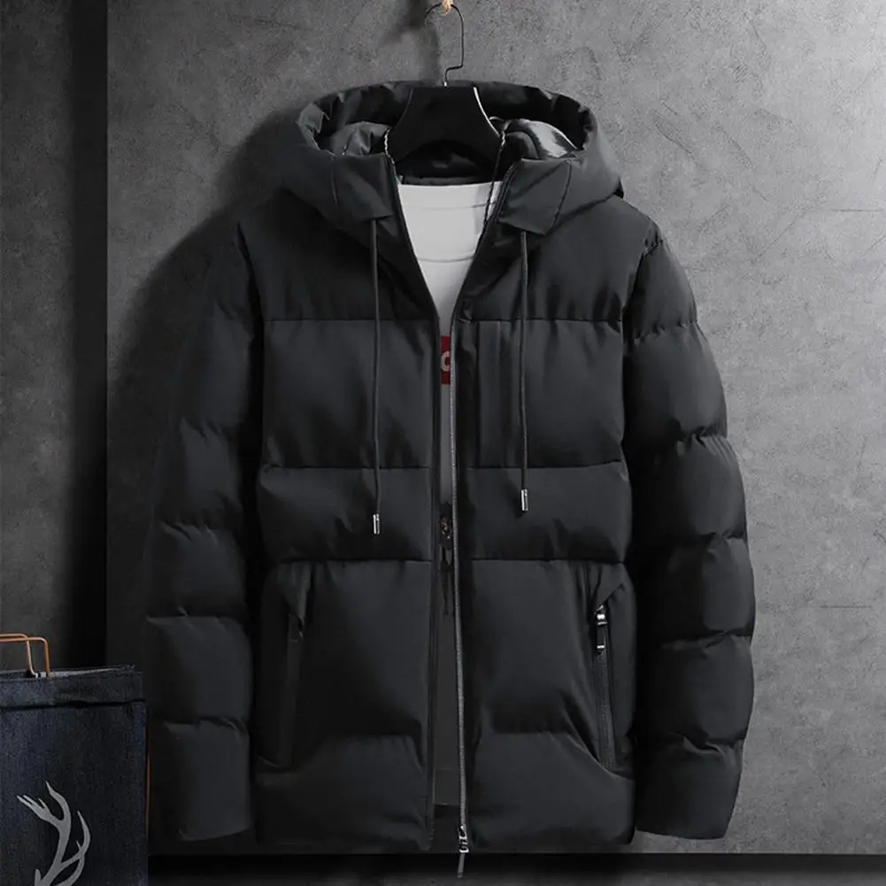 Hooded Coat Ultra-thick Men's Winter Overcoats with Windproof Hood Multiple Pockets for Autumn Winter Seasons Men Overcoat
Hooded Coat Ultra-thick Men's Winter Overcoats with Windproof Hood Multiple Pockets for Autumn Winter Seasons Men Overcoat
