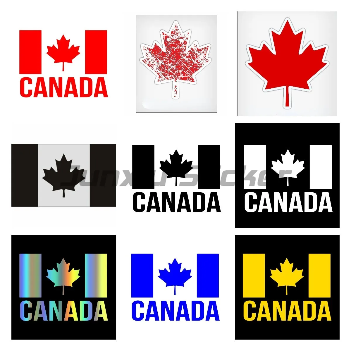 Canadian Red Maple Leaf Flag Map Skull Car Sticker High Quality Red Vinyl Waterproof Stickers
Canadian Red Maple Leaf Flag Map Skull Car Sticker High Quality Red Vinyl Waterproof Stickers