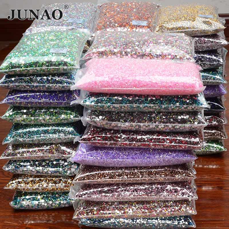 JUNAO 2mm 3mm 4mm 5mm 6mm Wholesale Jelly Resin Rhinestone Flatback Round Strass Stone Non Hotfix Crystals For Jewellery Making
JUNAO 2mm 3mm 4mm 5mm 6mm Wholesale Jelly Resin Rhinestone Flatback Round Strass Stone Non Hotfix Crystals For Jewellery Making