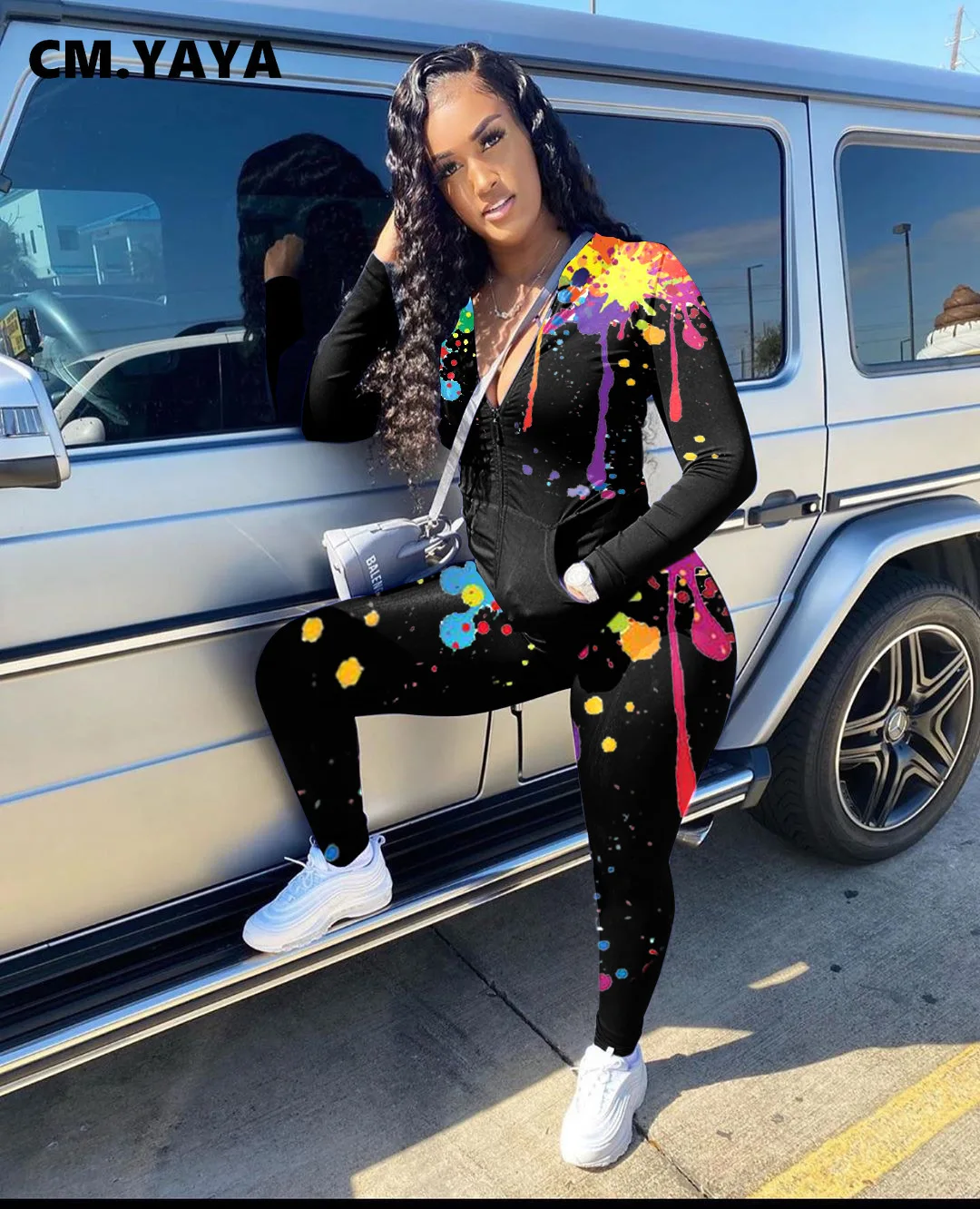 Спортивный костюм CM.YAYA, Женский комплект с принтом граффити, толстовка на молнии, леггинсы, брюки, спортивный костюм для активного отдыха, сп...
Спортивный костюм CM.YAYA, Женский комплект с принтом граффити, толстовка на молнии, леггинсы, брюки, спортивный костюм для активного отдыха, сп...