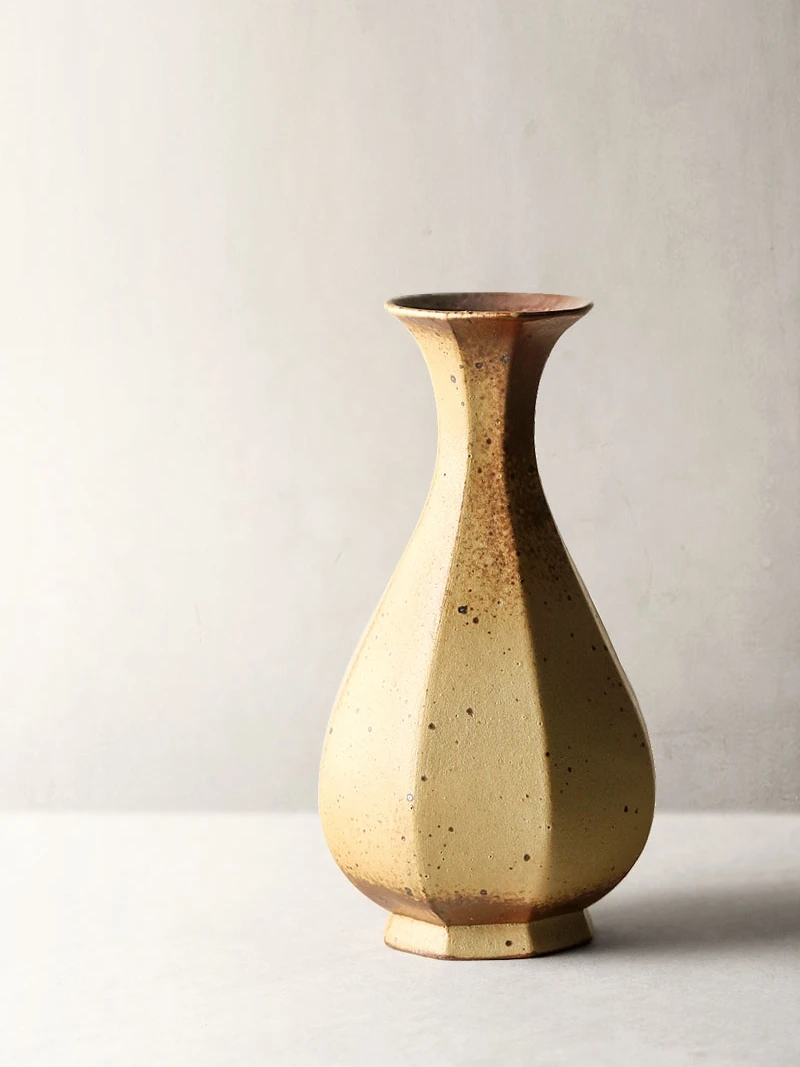 

Керамический цветочный горшок в японском стиле ретро Ins популярное домашнее украшение ручной работы для гостиной настольная ваза для цвето...
