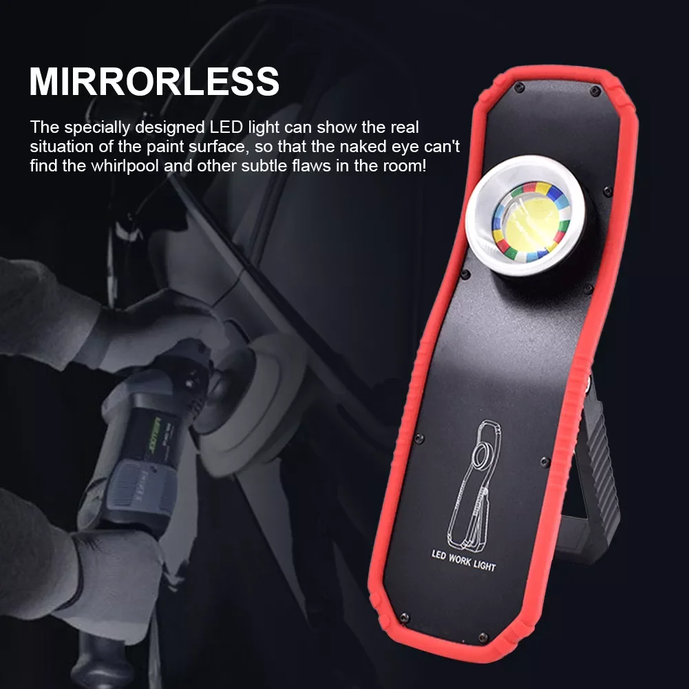 Lantern Hanging Work Light with Magnet Rechargeable Car Detailing Tools Portable Car Paint Checking Torch Power Light
Lantern Hanging Work Light with Magnet Rechargeable Car Detailing Tools Portable Car Paint Checking Torch Power Light