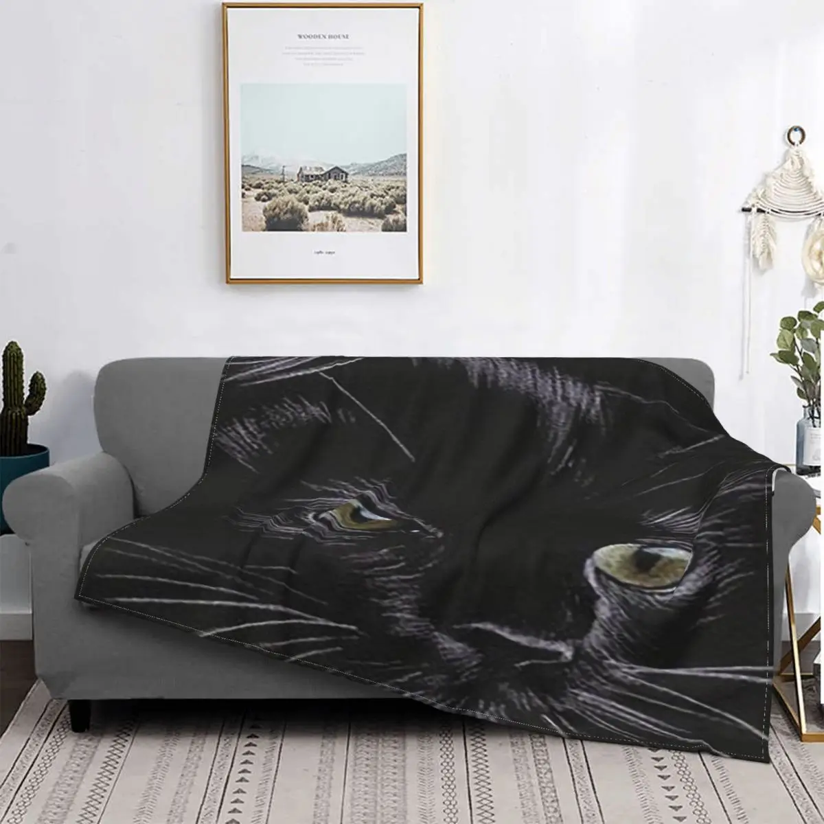 Cute Black Cat Blankets Coral Fleece Plush Decoration Pet Art for Kids Adults Warm Throw Blankets for Home Outdoor Bedspreads
Cute Black Cat Blankets Coral Fleece Plush Decoration Pet Art for Kids Adults Warm Throw Blankets for Home Outdoor Bedspreads