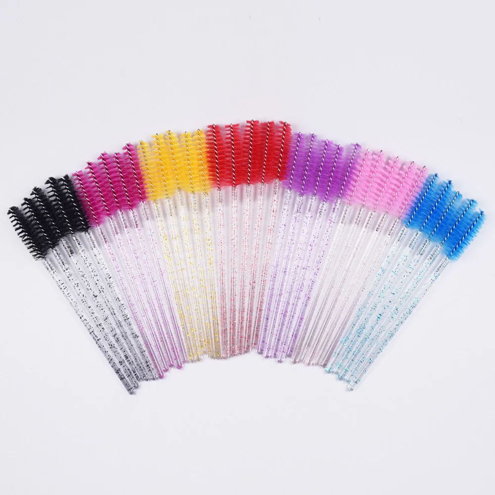 50Pcs Disposable Crystal Eyebrow brush Diamond Handle Mascara Wand Applicator Eye Lashes Cosmetic Brushes Eyelash Extension Tool
50Pcs Disposable Crystal Eyebrow brush Diamond Handle Mascara Wand Applicator Eye Lashes Cosmetic Brushes Eyelash Extension Tool