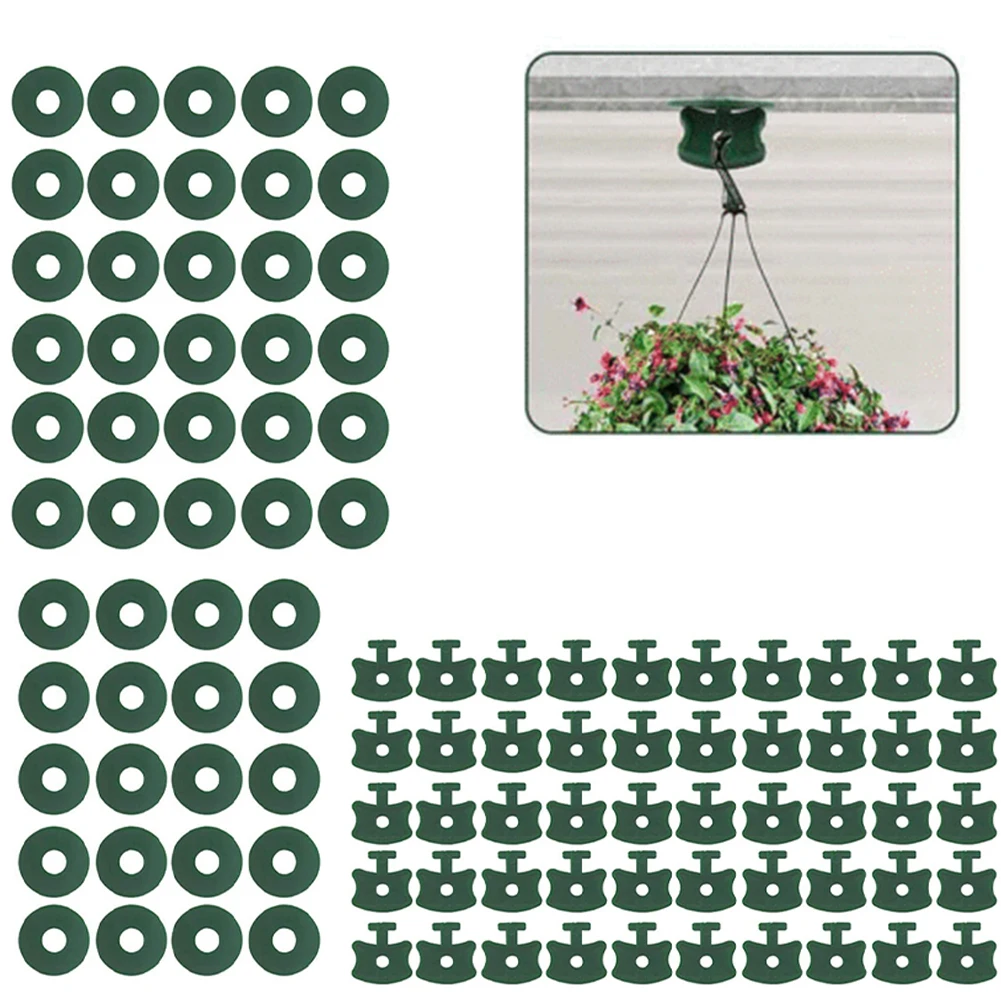 100 Set Green Plastic Fixing Clips Washers For Greenhouse Insulation Netting Shading Glazing Bars Shade Accessories
100 Set Green Plastic Fixing Clips Washers For Greenhouse Insulation Netting Shading Glazing Bars Shade Accessories