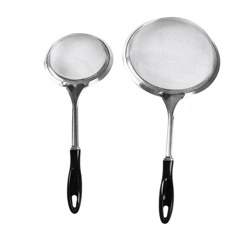 2 Pcs Fine Mesh Skimmer Spoon,Stainless Steel Hot Pot Strainer,Multi-Functional Kitchen Cooking Food Strainer Ladle
2 Pcs Fine Mesh Skimmer Spoon,Stainless Steel Hot Pot Strainer,Multi-Functional Kitchen Cooking Food Strainer Ladle