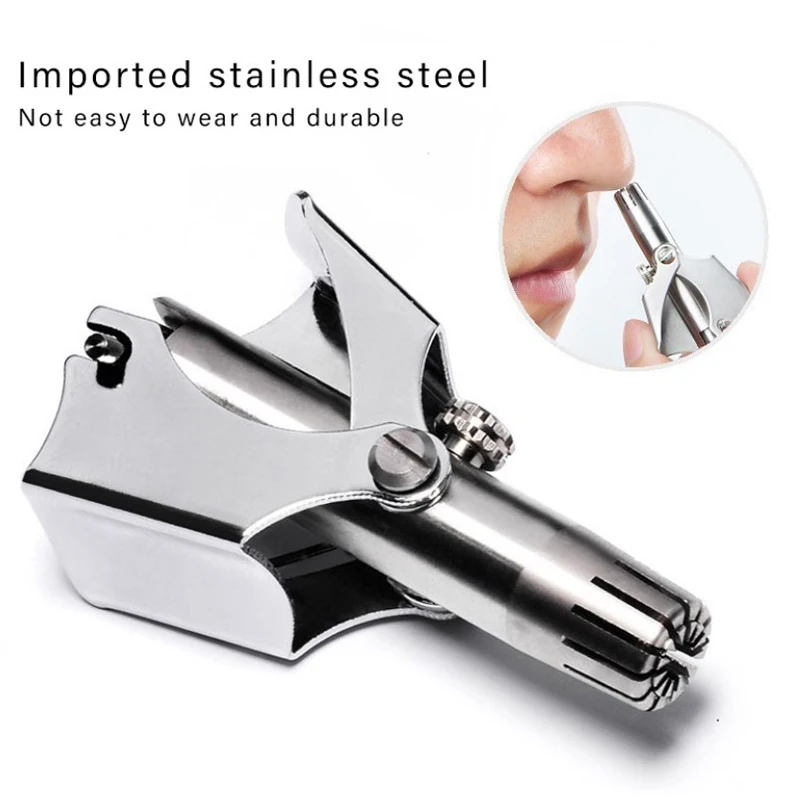 1 Set Nose Trimmer for Men Stainless Steel Manual Trimmer for Nose Vibrissa Razor Shaver With Brush
1 Set Nose Trimmer for Men Stainless Steel Manual Trimmer for Nose Vibrissa Razor Shaver With Brush