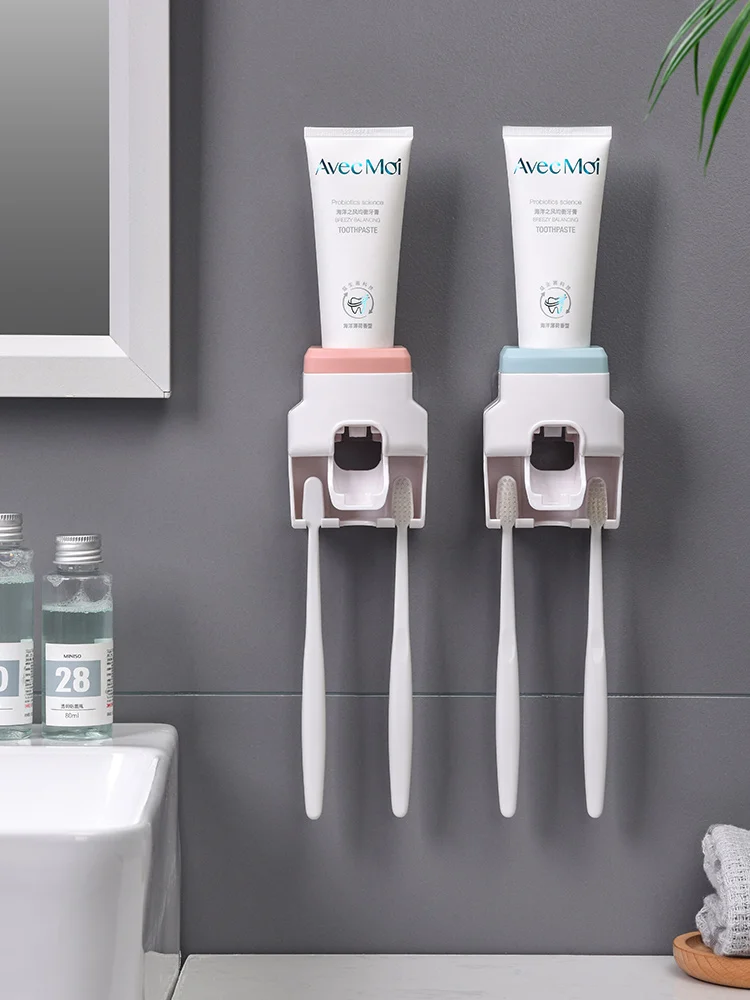Automatic Toothpaste Squeezer Wall-Mounted Punch-Free Multifunctional Tube Toothpaste Dispenser Organizer Salle De Bain Bathroom
Automatic Toothpaste Squeezer Wall-Mounted Punch-Free Multifunctional Tube Toothpaste Dispenser Organizer Salle De Bain Bathroom