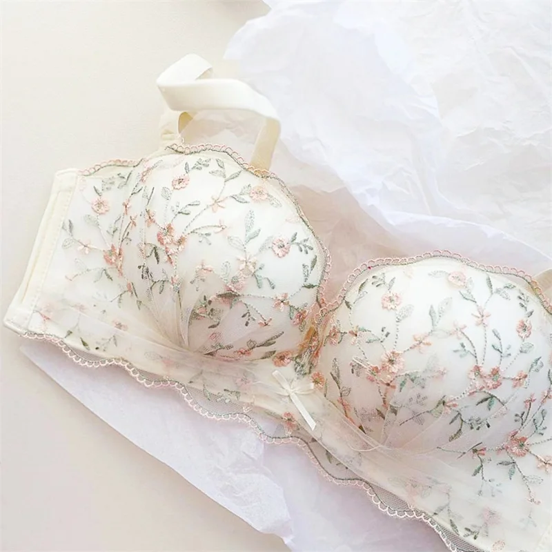 Bralette For Women Lingerie Lace Flower Wire Free Underware Elastic Mid-Rise Breathable Soft Fashion 32/34/36/38 Bras Size
Bralette For Women Lingerie Lace Flower Wire Free Underware Elastic Mid-Rise Breathable Soft Fashion 32/34/36/38 Bras Size