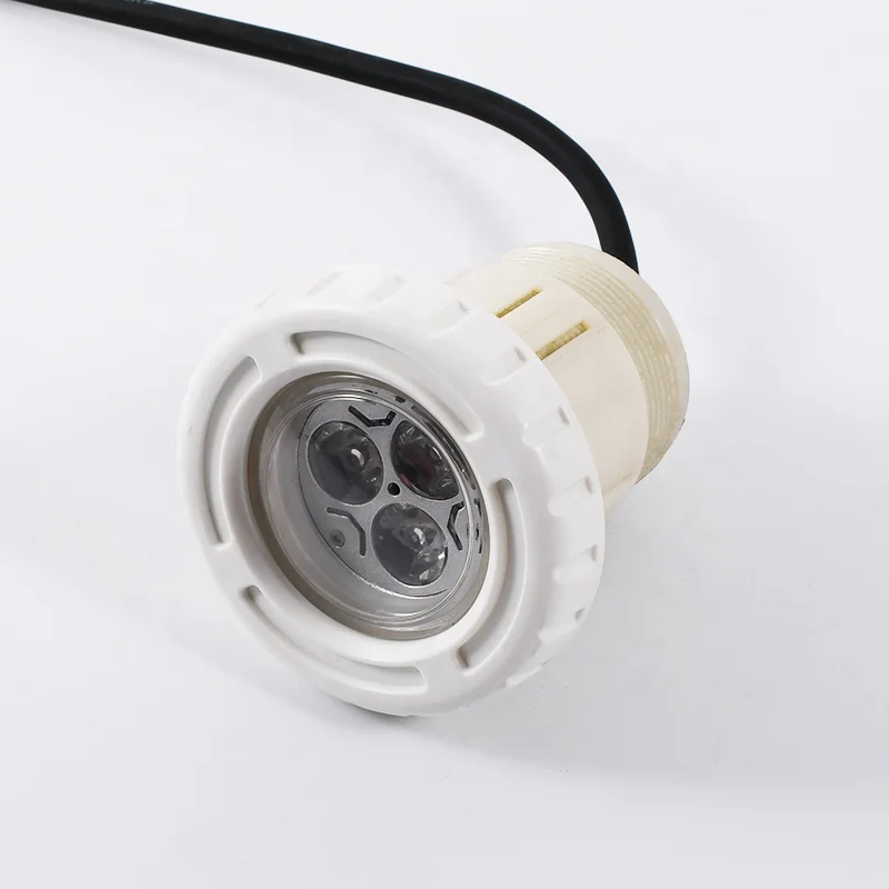 6W AC12V 3 LED Recessed Swimming Pool Lights Spa RGB White Color Fountain Lamp Underwater Swimming Spa Pool Light
6W AC12V 3 LED Recessed Swimming Pool Lights Spa RGB White Color Fountain Lamp Underwater Swimming Spa Pool Light
